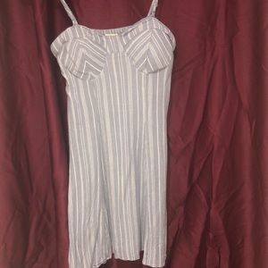American Eagle Outfitters Small Blue and White Dress